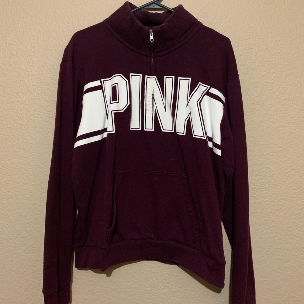 Pink Quarter Zip